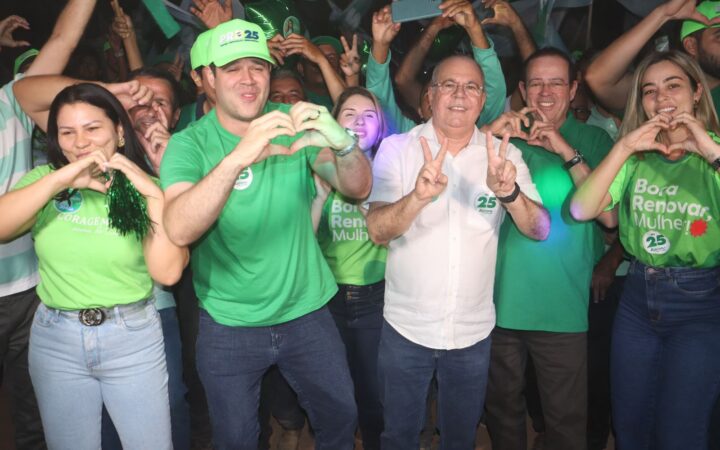 Adriano e Vanessa promovem evento de campanha na Boa Sorte, em Barra do Corda, com a presença do deputado Hildo Rocha